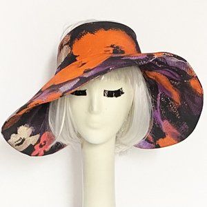 Floral Wide Brim Sun Hat